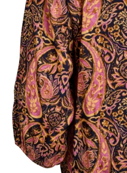 Bluse aus Viskose mit Paisleymuster und 3/4-Ärmeln