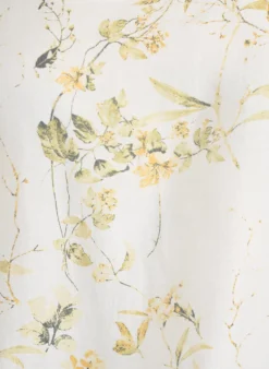 Bluse mit Blumendruck und quadratischem Ausschnitt