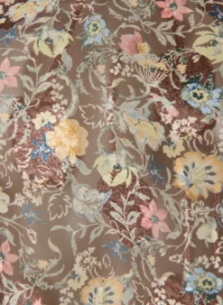Bluse mit Blumenmuster und Ballonärmeln