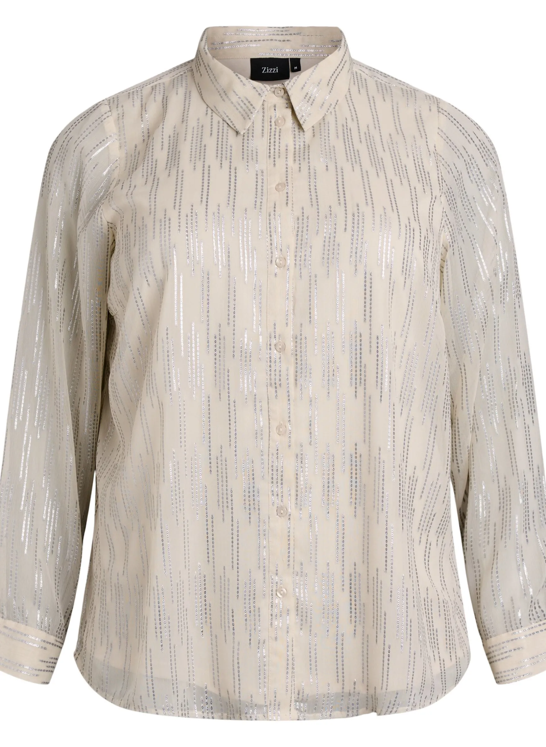 Bluse mit glitzerndem Muster
