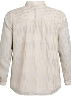 Bluse mit glitzerndem Muster