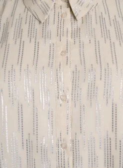 Bluse mit glitzerndem Muster