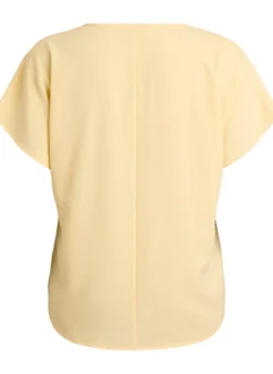 Bluse mit kurzen Ärmeln und Rundhalsausschnitt