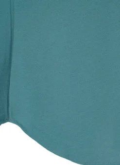Bluse mit kurzen Ärmeln und Rundhalsausschnitt