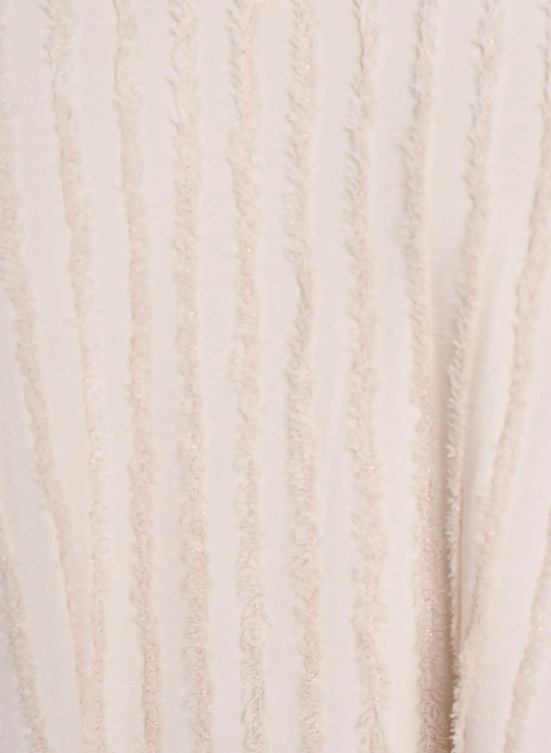 Bluse mit kurzen Ärmeln und Streifenstruktur