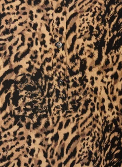 Bluse mit kurzen Ärmeln und V-Ausschnitt