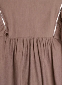 Bluse mit kurzen Rüschenärmeln