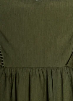 Bluse mit kurzen Rüschenärmeln