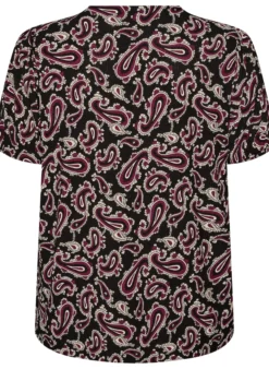 Bluse mit langen Ärmeln und Paisleymuster