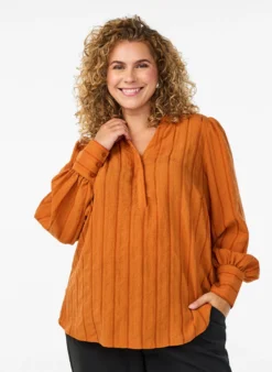 Bluse mit Längsstreifen