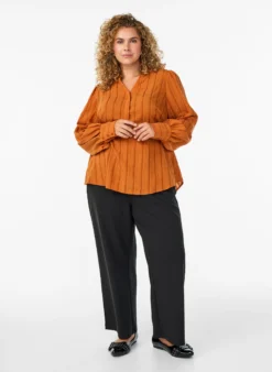 Bluse mit Längsstreifen