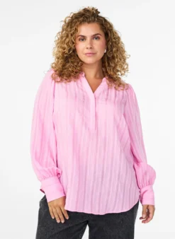 Bluse mit Längsstreifen
