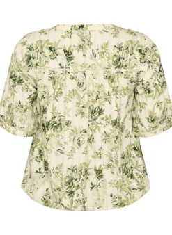 Bluse mit Print und 1/2-Ärmeln