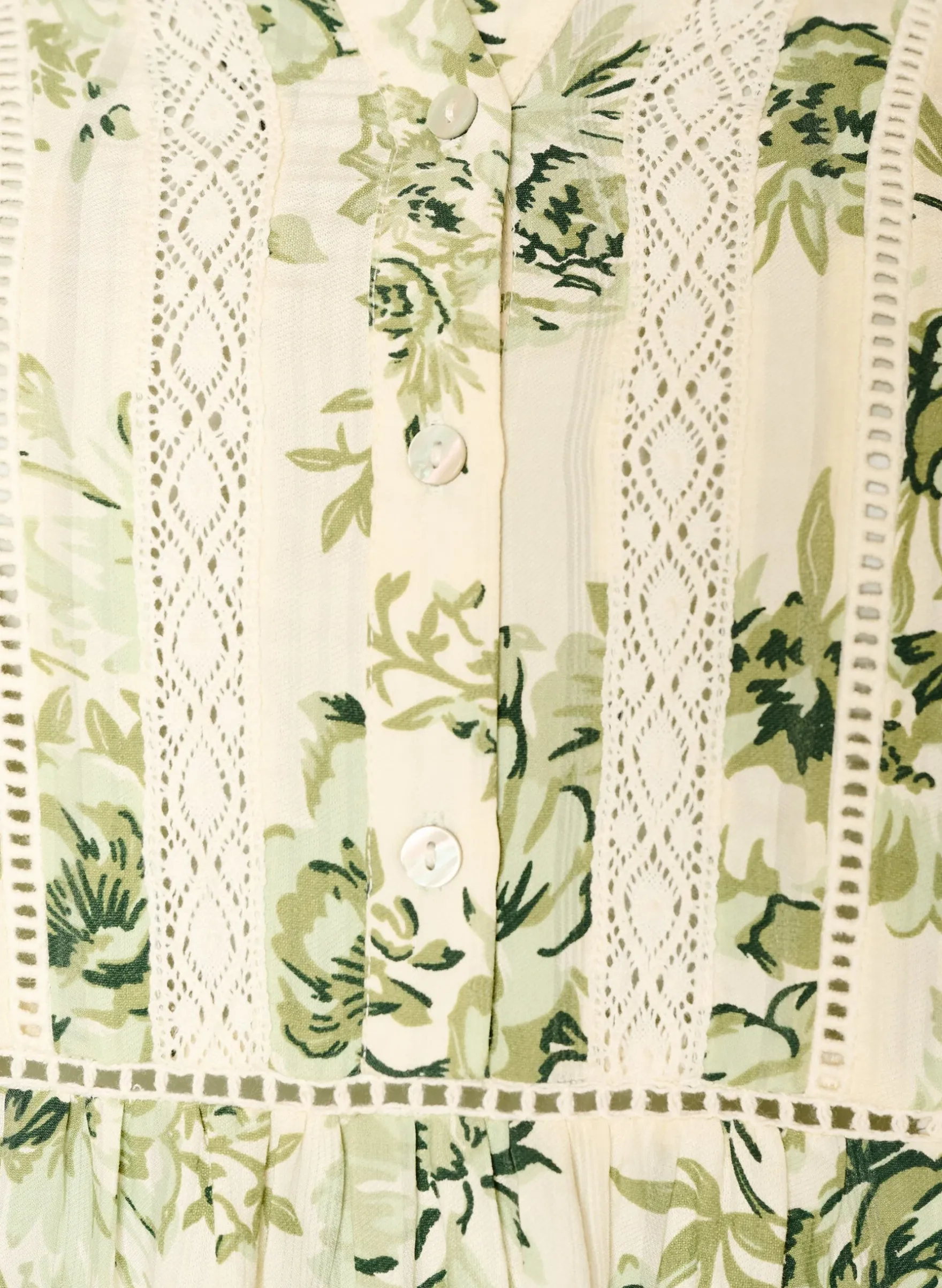 Bluse mit Print und 1/2-Ärmeln