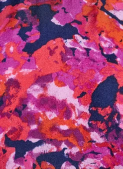 Bluse mit 1/2 Ärmeln und einem farbenfrohen Print