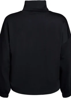 Bluse mit Rollkragen aus Modal-Mix