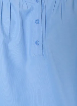 Bluse mit Smock und 3/4-Ärmeln