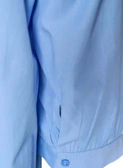 Bluse mit Smock und 3/4-Ärmeln