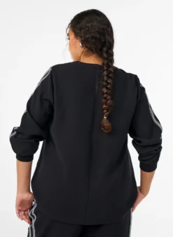 Bluse mit Streifendetail an den Ärmeln