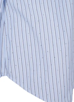 Bluse mit Streifen und Nieten