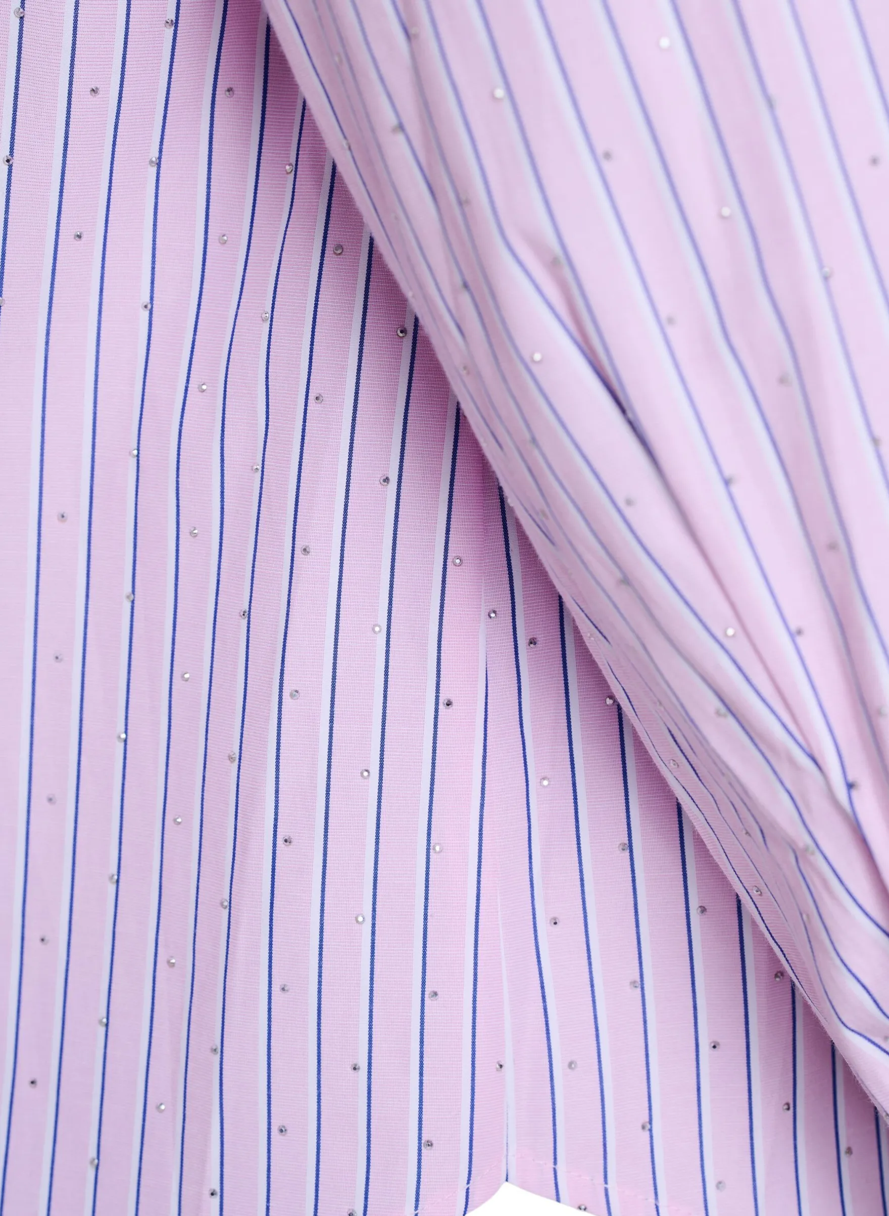 Bluse mit Streifen und Nieten