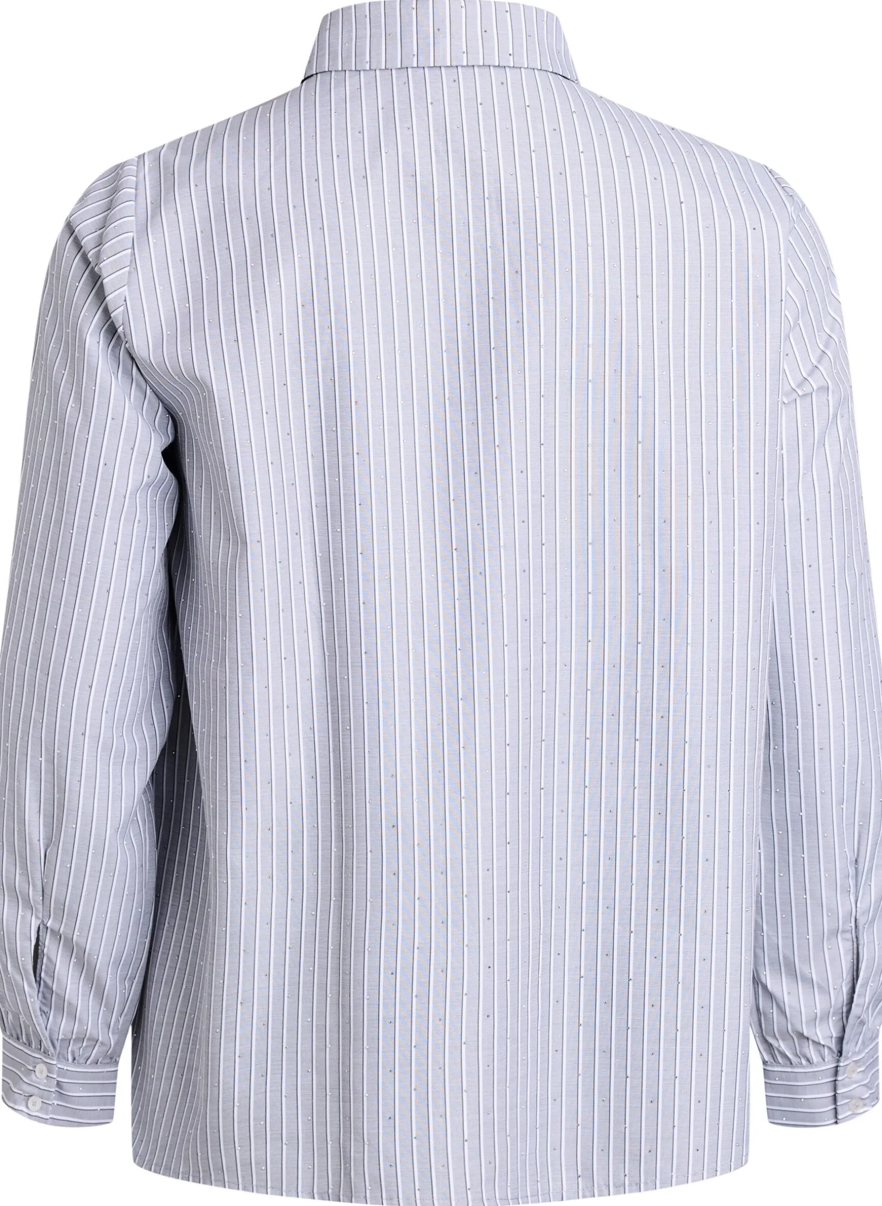 Bluse mit Streifen und Nieten