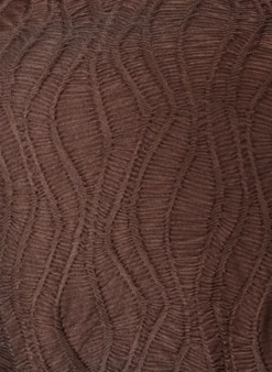 Bluse mit Struktur und 3/4-Ärmeln