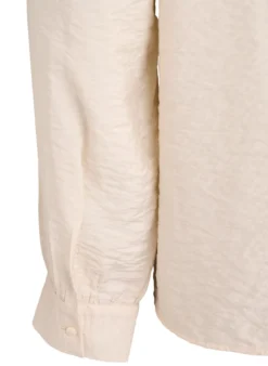 Bluse mit V-Ausschnitt und bestickten Bändern