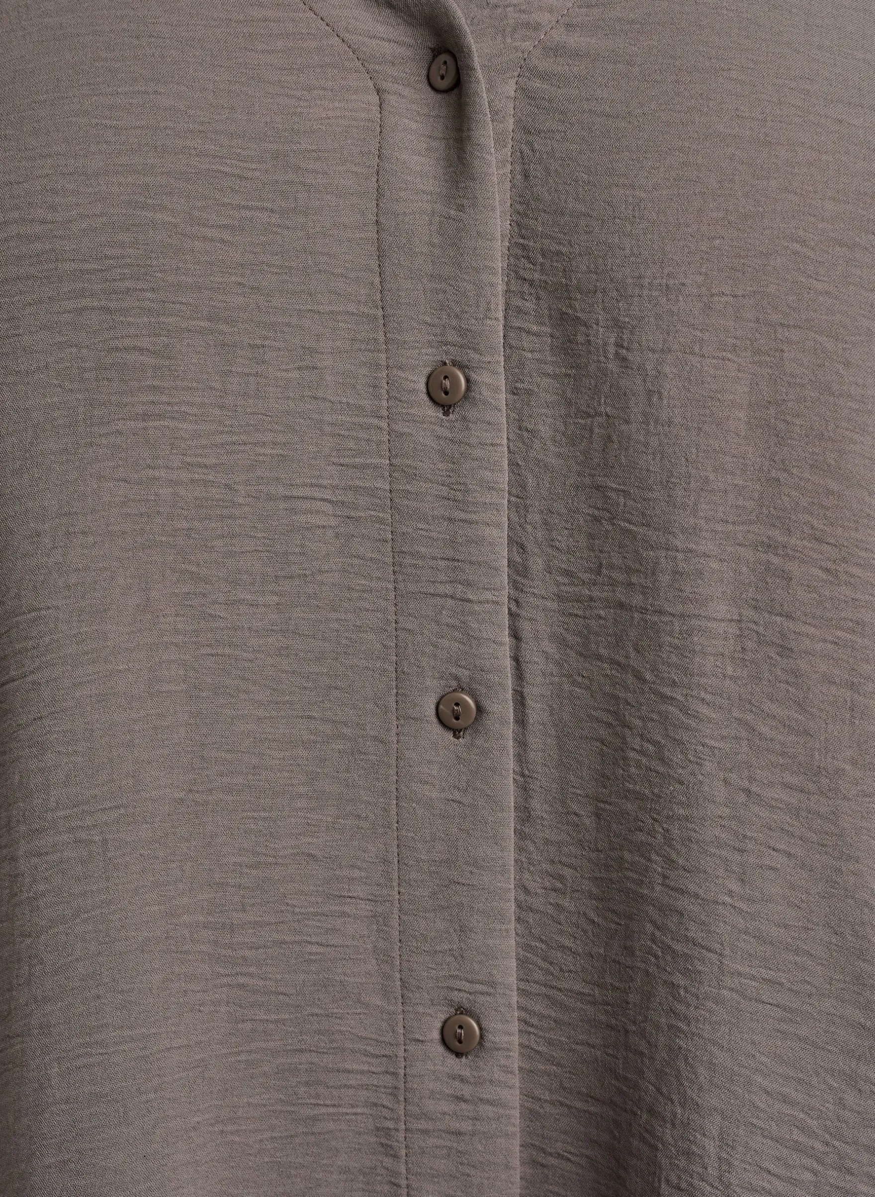 Bluse mit V-Ausschnitt und 3/4-Ärmeln