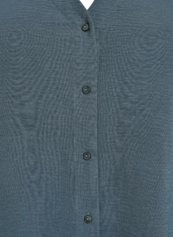 Bluse mit V-Ausschnitt und 3/4-Ärmeln
