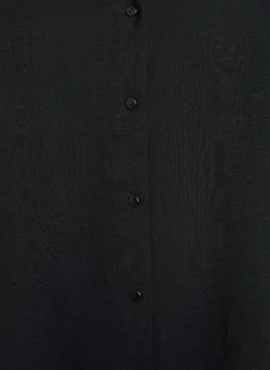 Bluse mit V-Ausschnitt und 3/4-Ärmeln