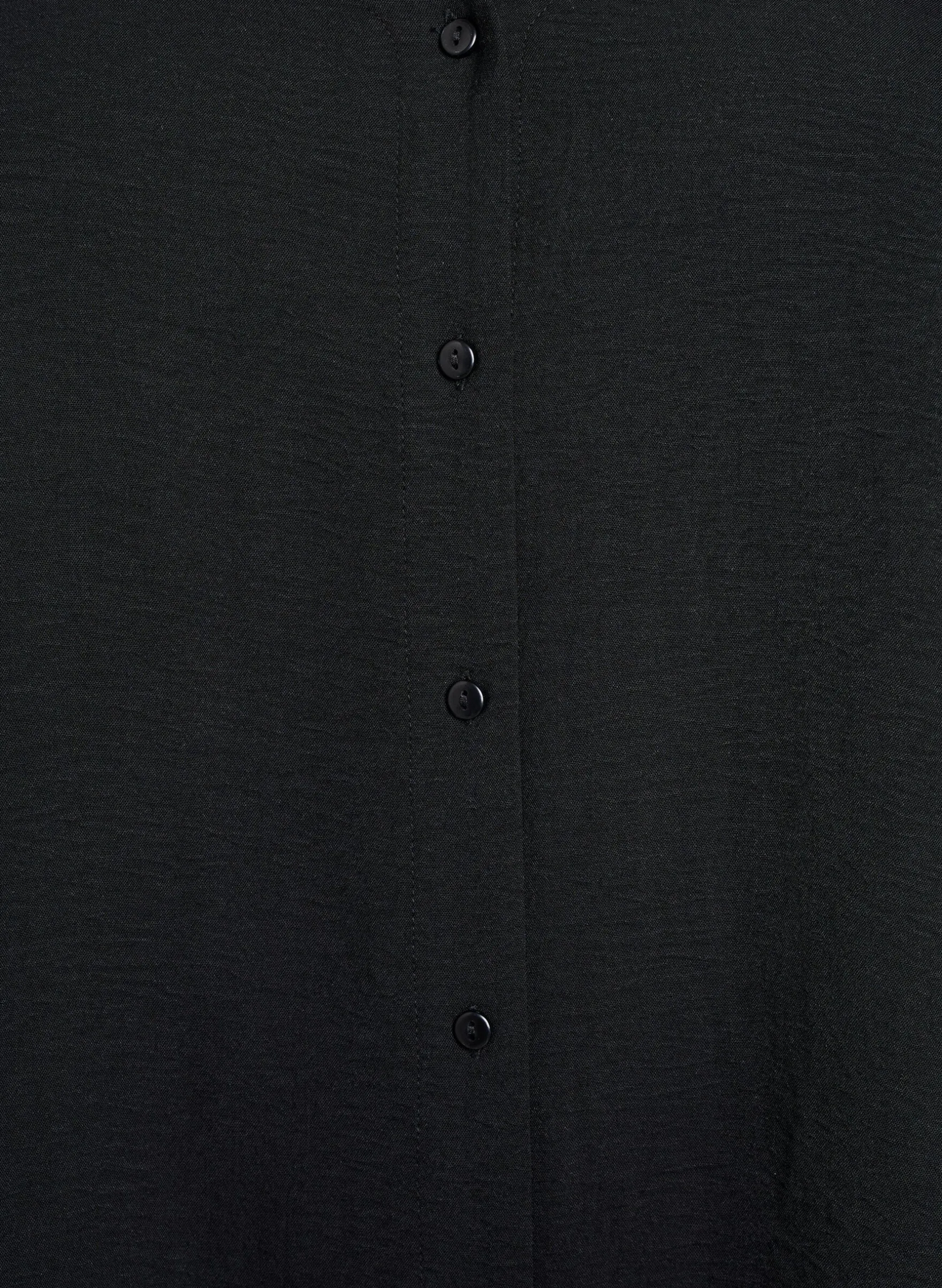 Bluse mit V-Ausschnitt und 3/4-Ärmeln