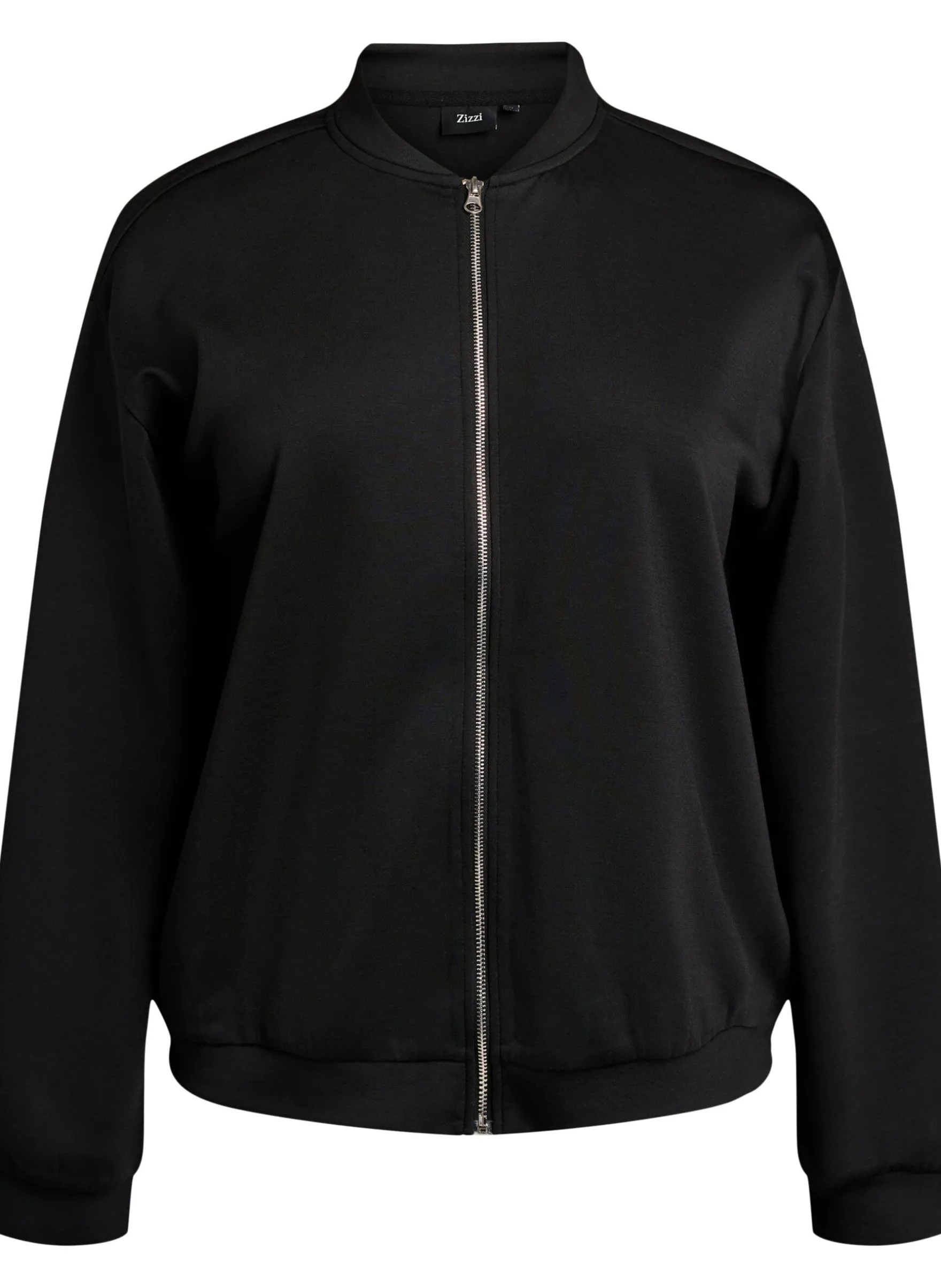Bomber-Cardigan mit Reißverschluss