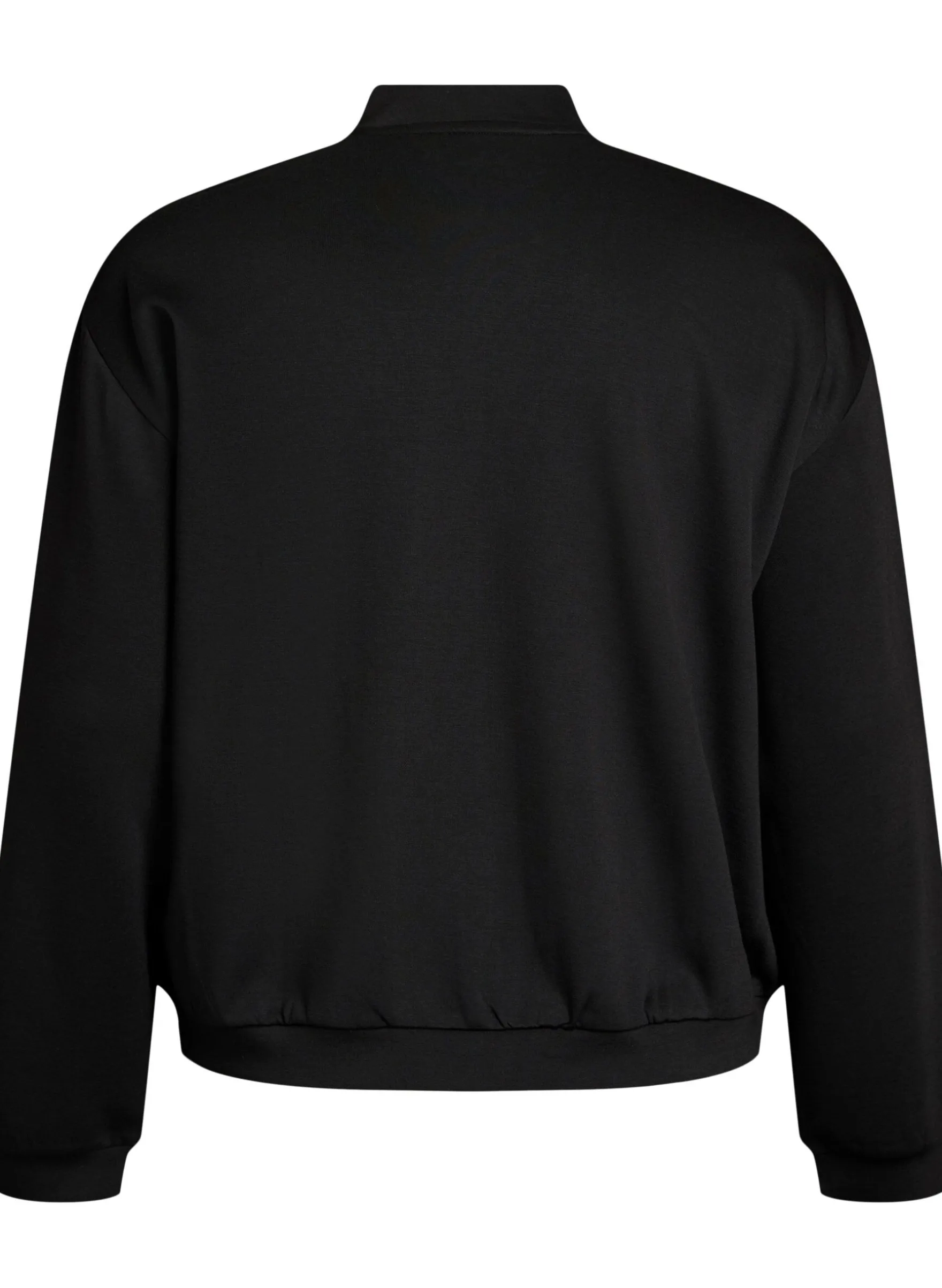 Bomber-Cardigan mit Reißverschluss