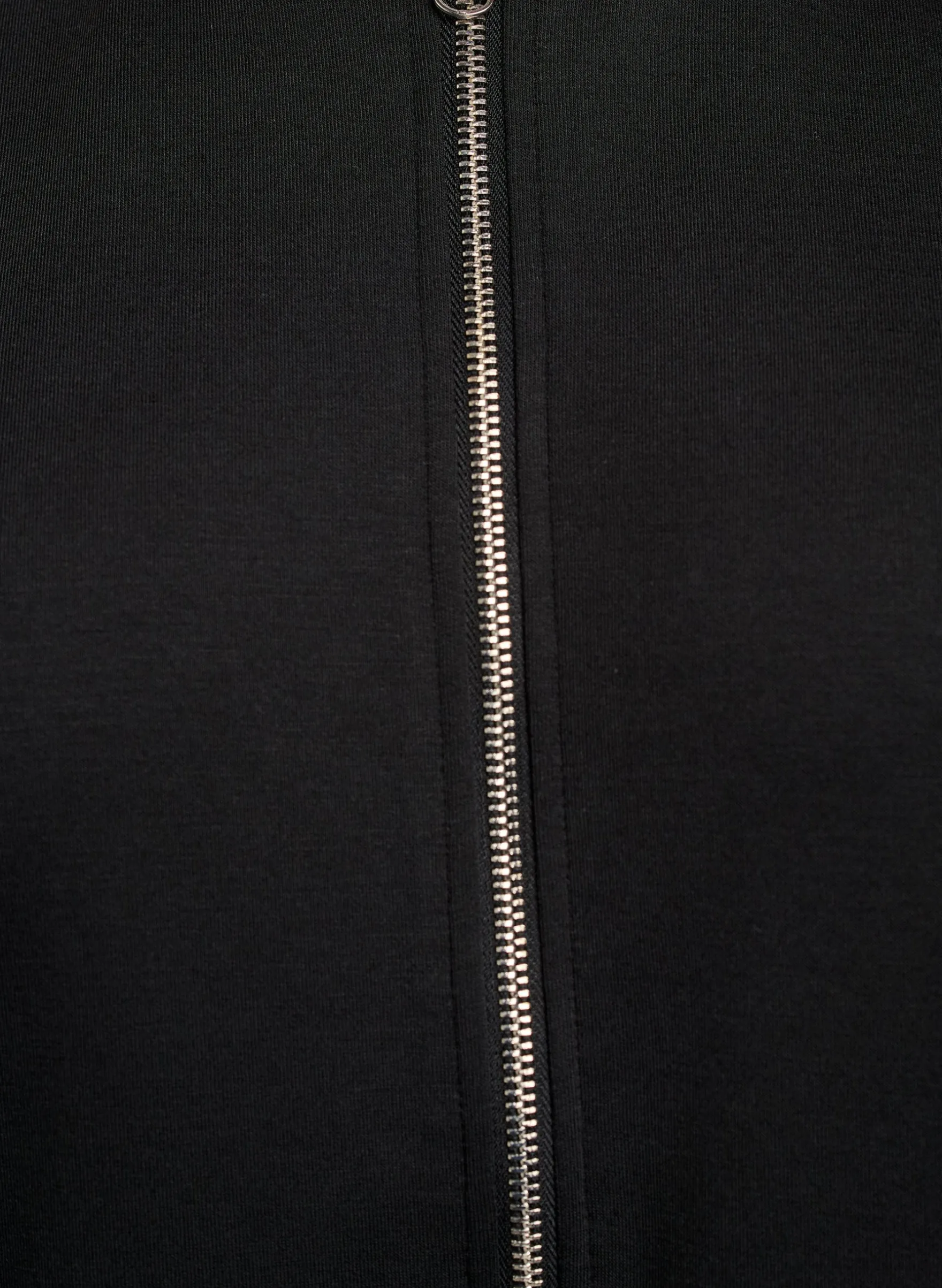 Bomber-Cardigan mit Reißverschluss