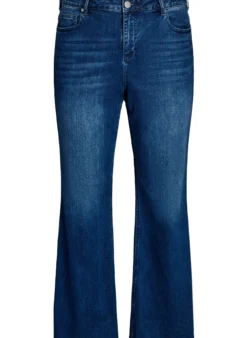 Bootcut-Jeans mit hoher Taille