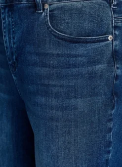 Bootcut-Jeans mit hoher Taille