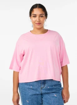 Boxy T-Shirt aus Bio-Baumwolle.