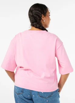 Boxy T-Shirt aus Bio-Baumwolle.