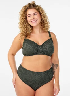 Brasilianischer Bikini-Slip aus strukturiertem Mesh