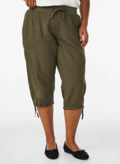 Capri-Hose aus Baumwolle