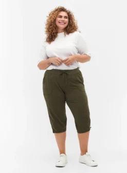 Capri-Hose aus Baumwolle