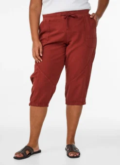 Capri-Hose aus Baumwolle