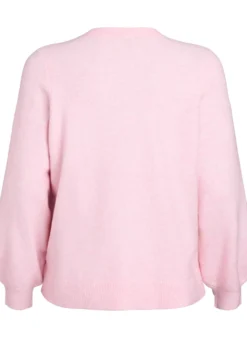 Cardigan aus weichem Strick mit goldfarbenen Knöpfen