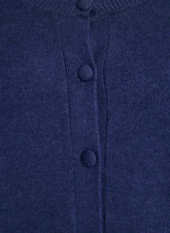 Cardigan mit Zopfmuster-Ärmeln
