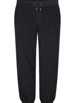 Cordhose mit elastischem Bund.