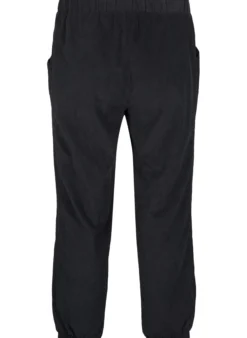 Cordhose mit elastischem Bund.