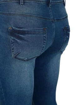 Cropped Amy Jeans mit Reißverschluss