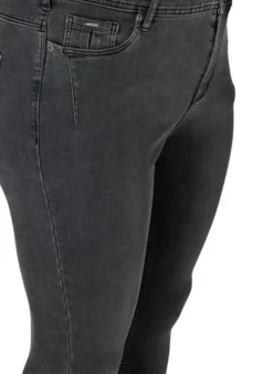 Cropped Amy Jeans mit Reißverschluss