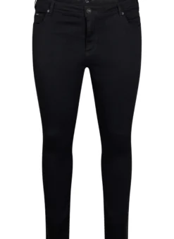 Cropped Amy Jeans mit Reißverschluss